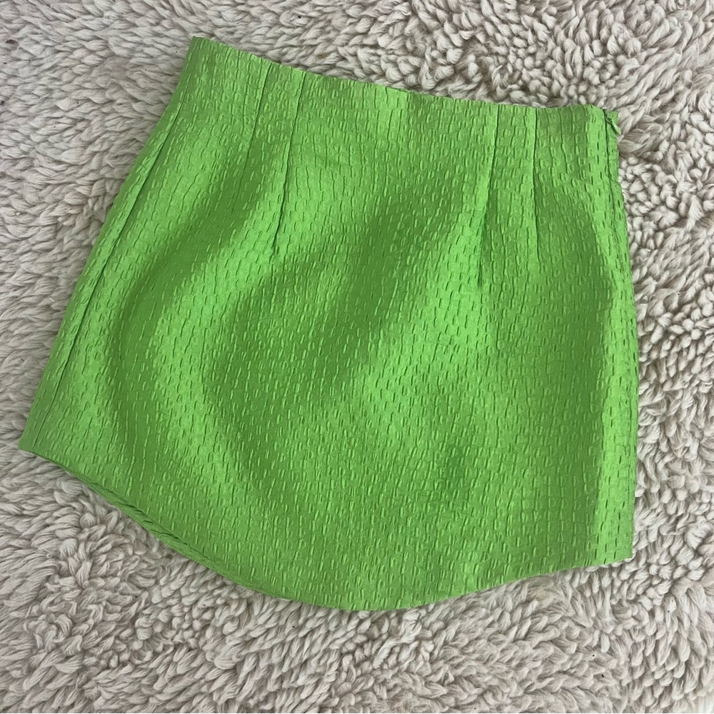 Zara Jacquard Mini Skirt